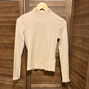 Anthropologie Beige Long Sleeve Top